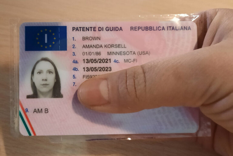 Patente di guida italiana